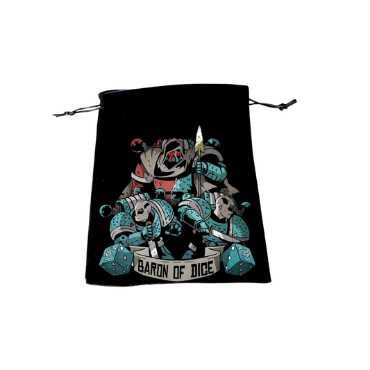 Premium Black Dice Bag - Hydra-Baron of Dice-Radaddel