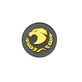 40mm Metal Coin - Golden Eagle-Baron of Dice-Radaddel
