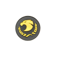 40mm Metal Coin - Golden Eagle