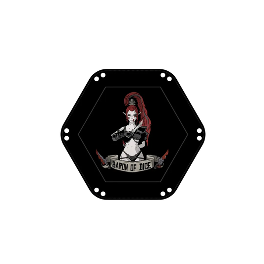 Dice Tray - Dreaded Ones - Pin-up-Baron of Dice-Radaddel
