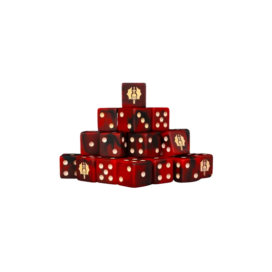 Cursed Vampire Dice 16mm Square (25 Stück)-Baron of Dice-Radaddel