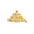 Scanner Barkley Dice - "Embrace Your Demons" - 666 Style Dice 16mm Square (25 St-Baron of Dice-Radaddel