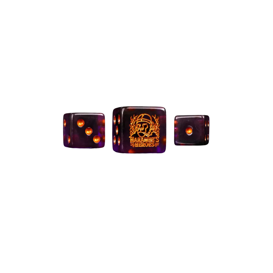 Gorilla - Harambes Heroes Dice 16mm Square (25 Stück)-Baron of Dice-Radaddel
