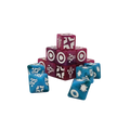 Alien Warrior - Pink/Blue Galactic Skirmish Dice - Set of 20-Baron of Dice-Radaddel