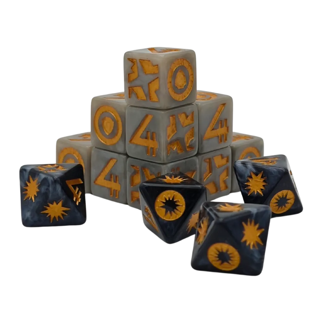 Empire Credit - Dark Side Galactic Skirmish Dice - Set of 20-Baron of Dice-Radaddel