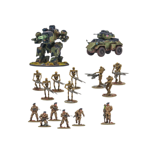 Konflikt '47 British Commonwealth Starter Army-Warlord Games-Radaddel