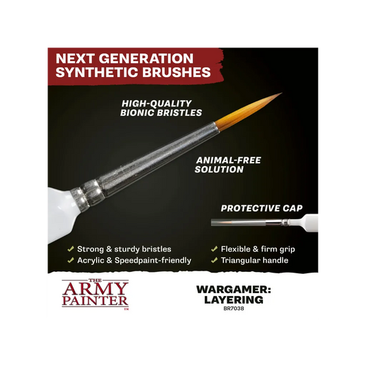 Wargamer Layering Brush (2025)-The Army Painter-Radaddel