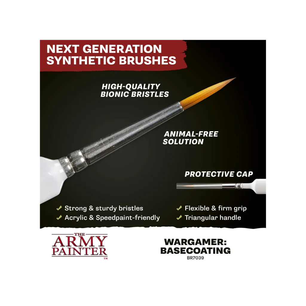 Wargamer Basecoating Brush (2025)-The Army Painter-Radaddel