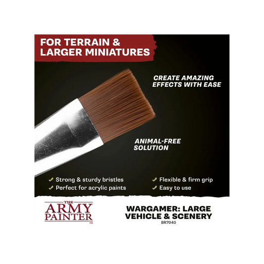 Wargamer Large Vehicle & Scenery Brush (2025)-The Army Painter-Radaddel