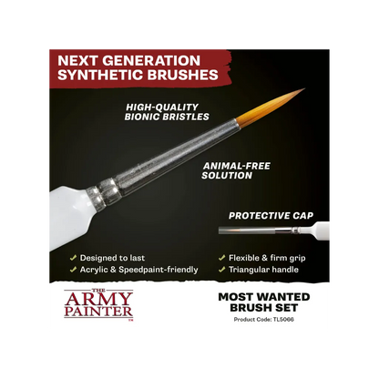 Wargamer Most Wanted Brush Set (2025)-The Army Painter-Radaddel