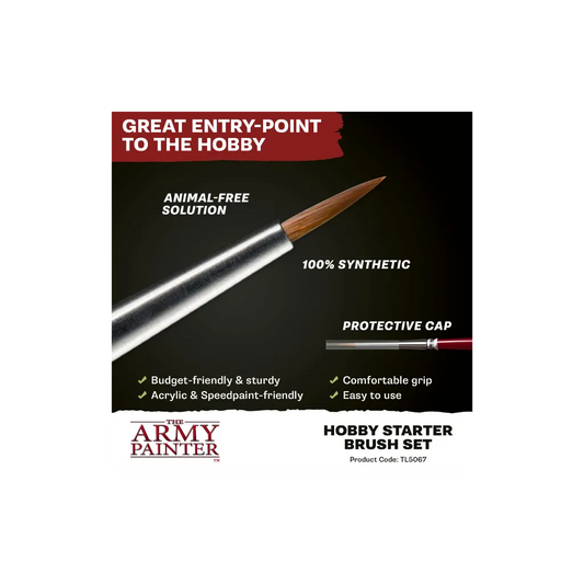 Wargamer Hobby Starter Brush Set (2025)-The Army Painter-Radaddel