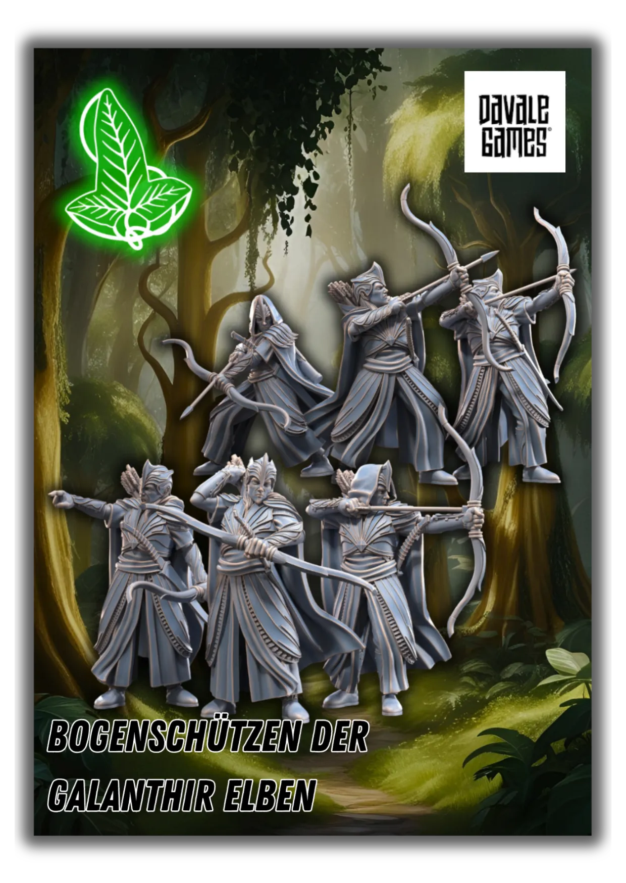 Bogenschützen der Galanthir Elben-Pasch Spiele-Radaddel