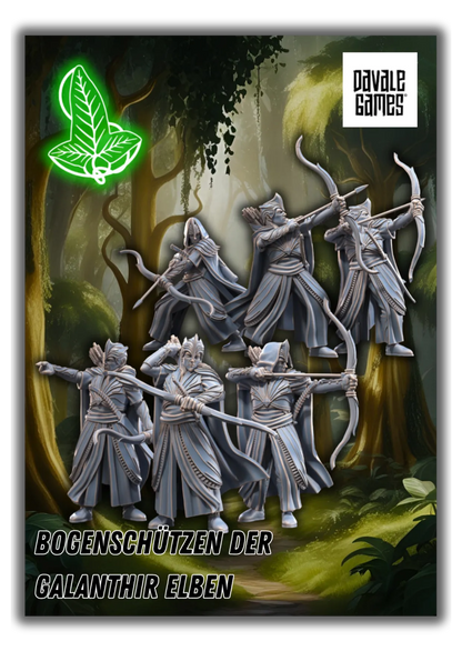 Bogenschützen der Galanthir Elben-Pasch Spiele-Radaddel