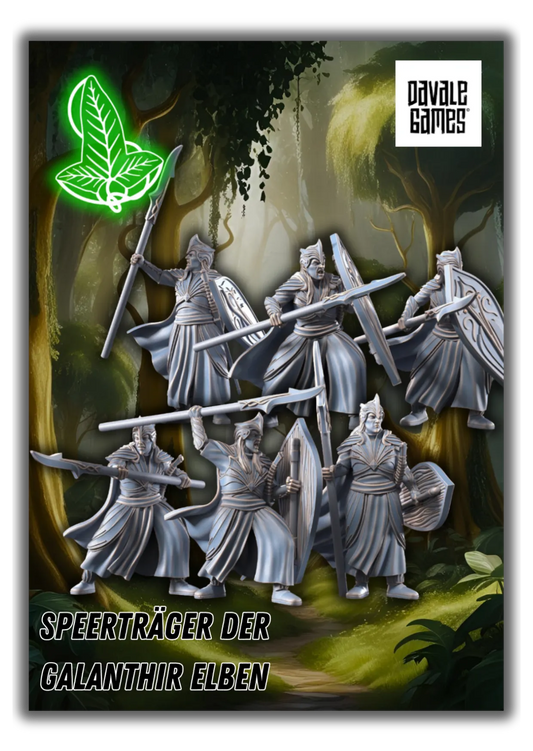 Speerträger der Galanthir Elben-Pasch Spiele-Radaddel