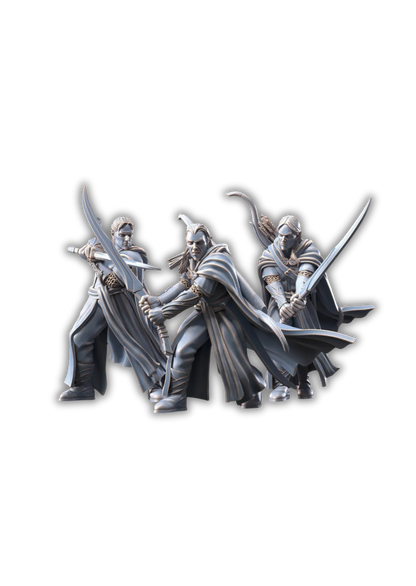 Waldläufer der Galanthir Elben mit Schwertern-Pasch Spiele-Radaddel