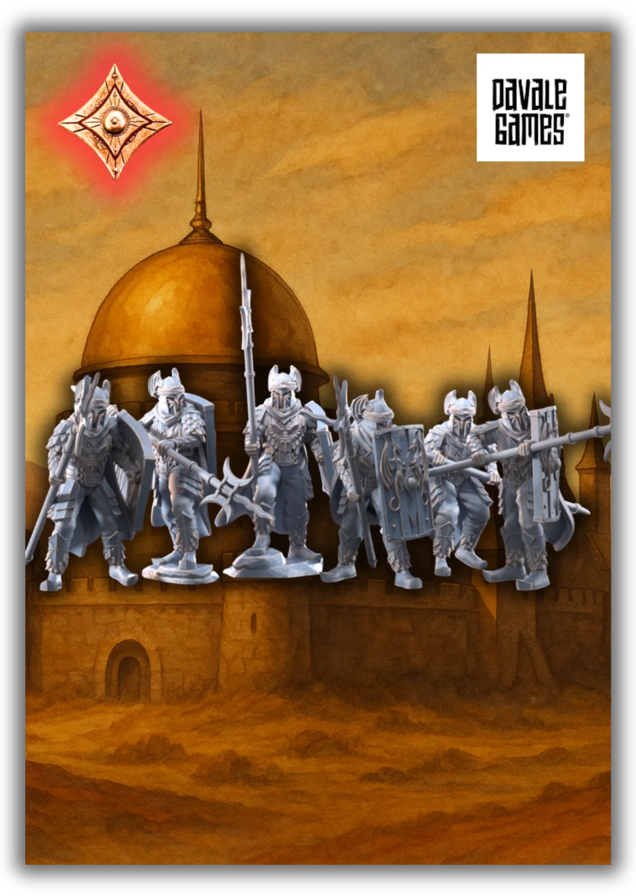 Elite der Drachenspeere (6 Modelle)-Pasch Spiele-Radaddel