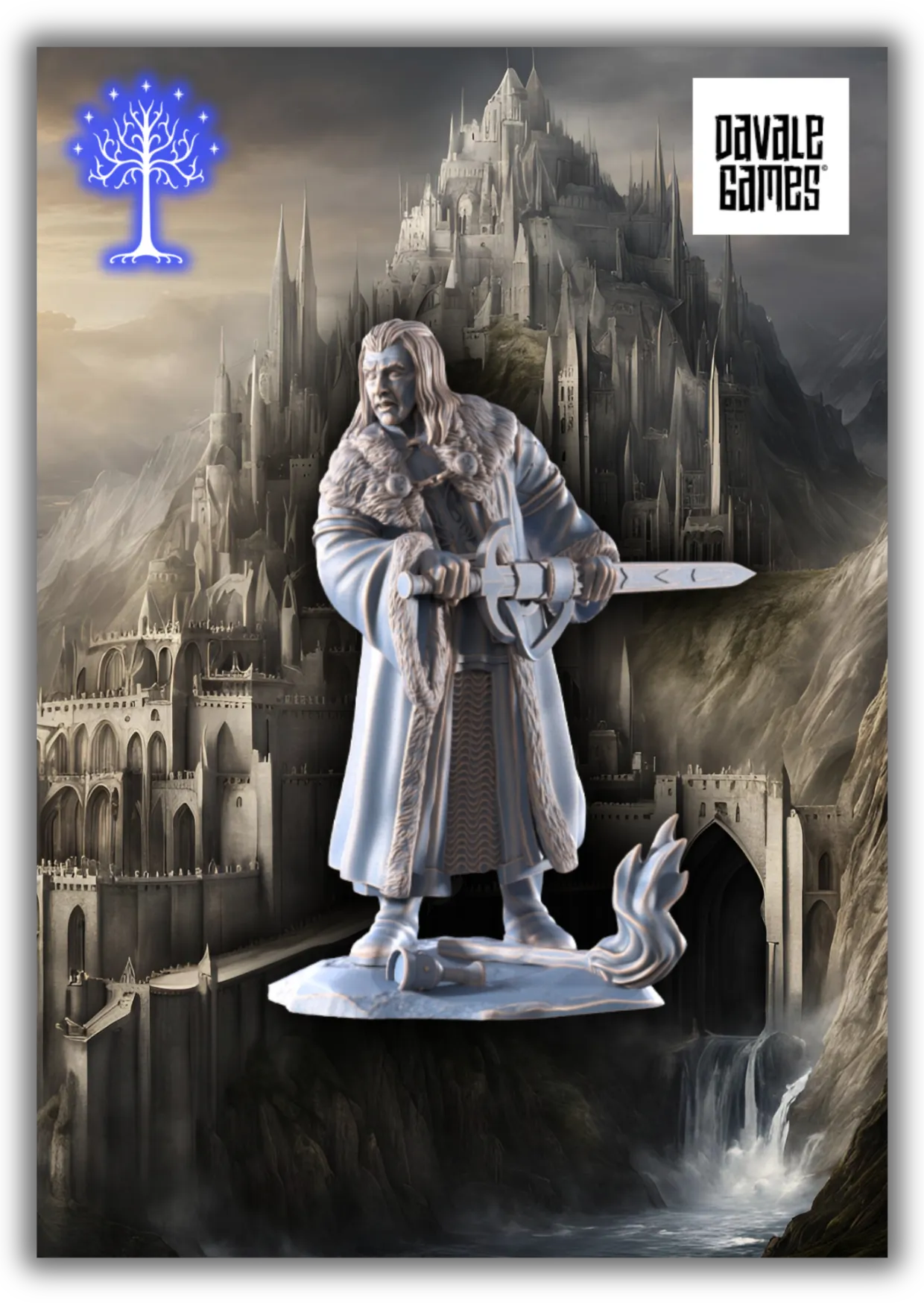 Enecthor, Anführer des grauen Schlosses/ Enecthor Grey Castle Lieutenant-Pasch Spiele-Radaddel