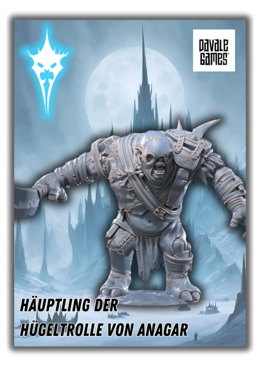 Häuptling der Hügeltrolle von Anagar-Pasch Spiele-Radaddel