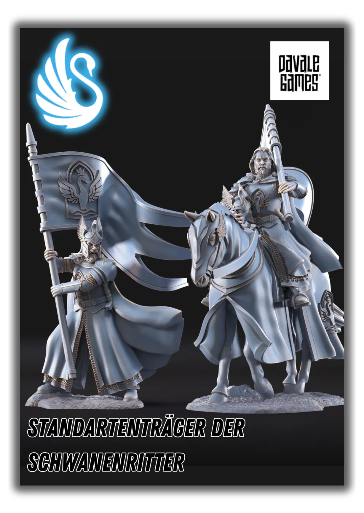 Standartenträger der Schwanenritter-Pasch Spiele-Radaddel