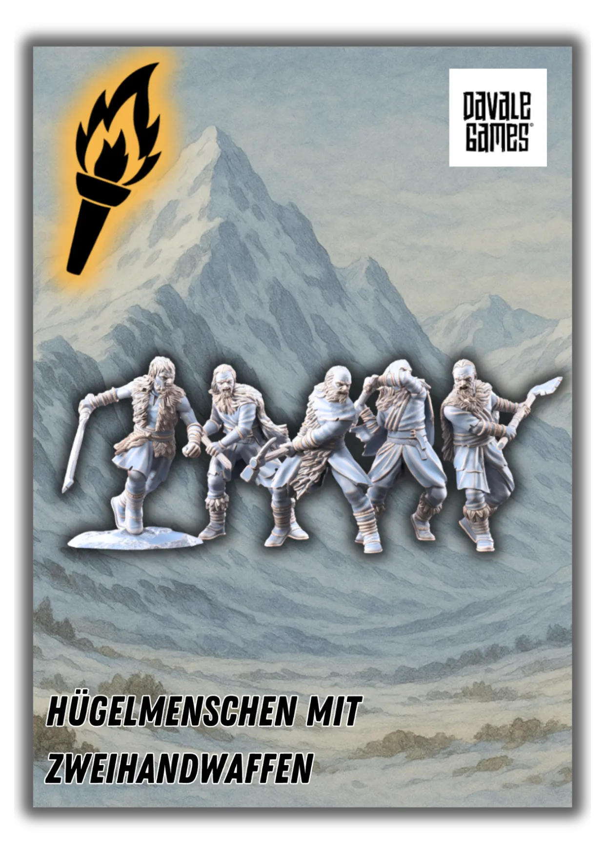 Hügelmenschen mit Zweihandwaffen-Pasch Spiele-Radaddel