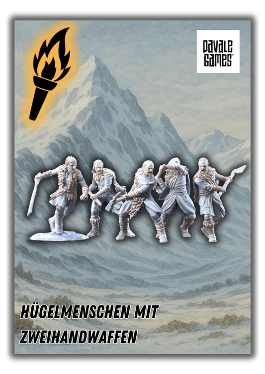 Hügelmenschen mit Zweihandwaffen-Pasch Spiele-Radaddel
