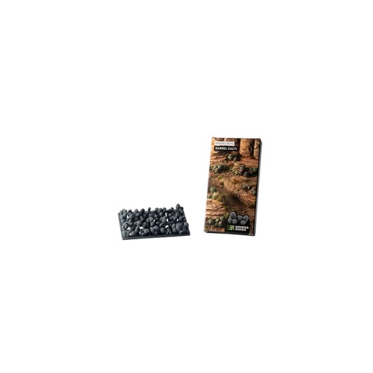 Basing Bits - Barrel Cacti-Gamers Grass-Radaddel