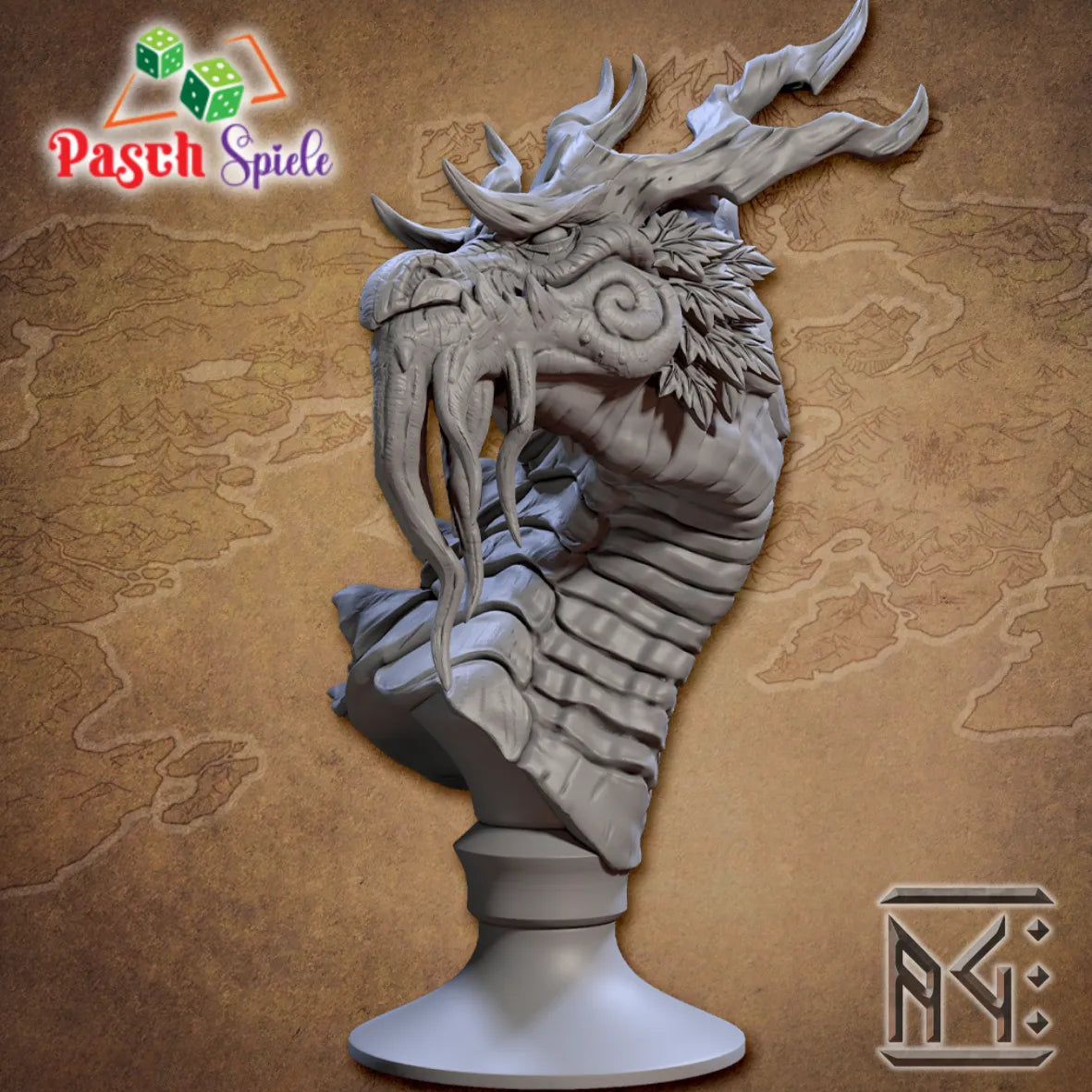 Fantasy Büste: Elder Forest Dragon - Deeproot Lurikeen-Pasch Spiele-Radaddel