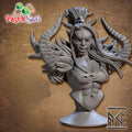 Fantasy Büste: Vesdra the Blackrag Shaman - Blackcrag Orcs-Pasch Spiele-Radaddel