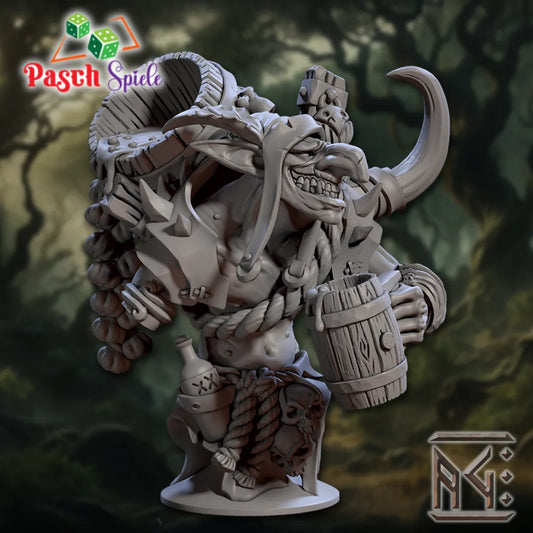 Fantasy Büste: Hobgrog the Brewmaster - Faldorn Hobgoblins-Pasch Spiele-Radaddel