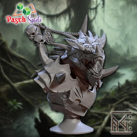 Fantasy Büste: Zarrkan Bloodjaw - Lizardmen of Falgors Swamp-Pasch Spiele-Radaddel