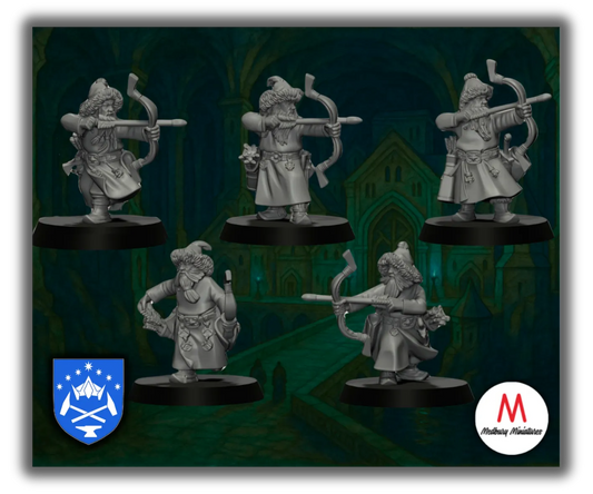 Steppe Dwarf Archers-Pasch Spiele-Radaddel