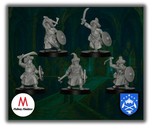 Steppe Dwarf Warriors-Pasch Spiele-Radaddel
