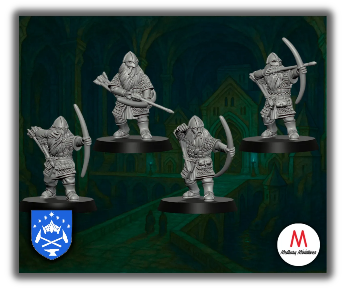 Dwarf Warriors with Bows-Pasch Spiele-Radaddel