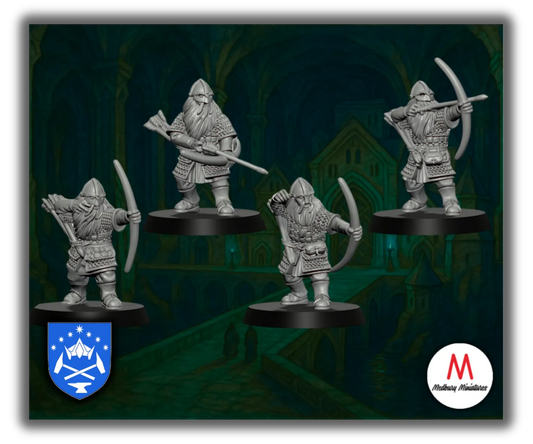 Dwarf Warriors with Bows-Pasch Spiele-Radaddel