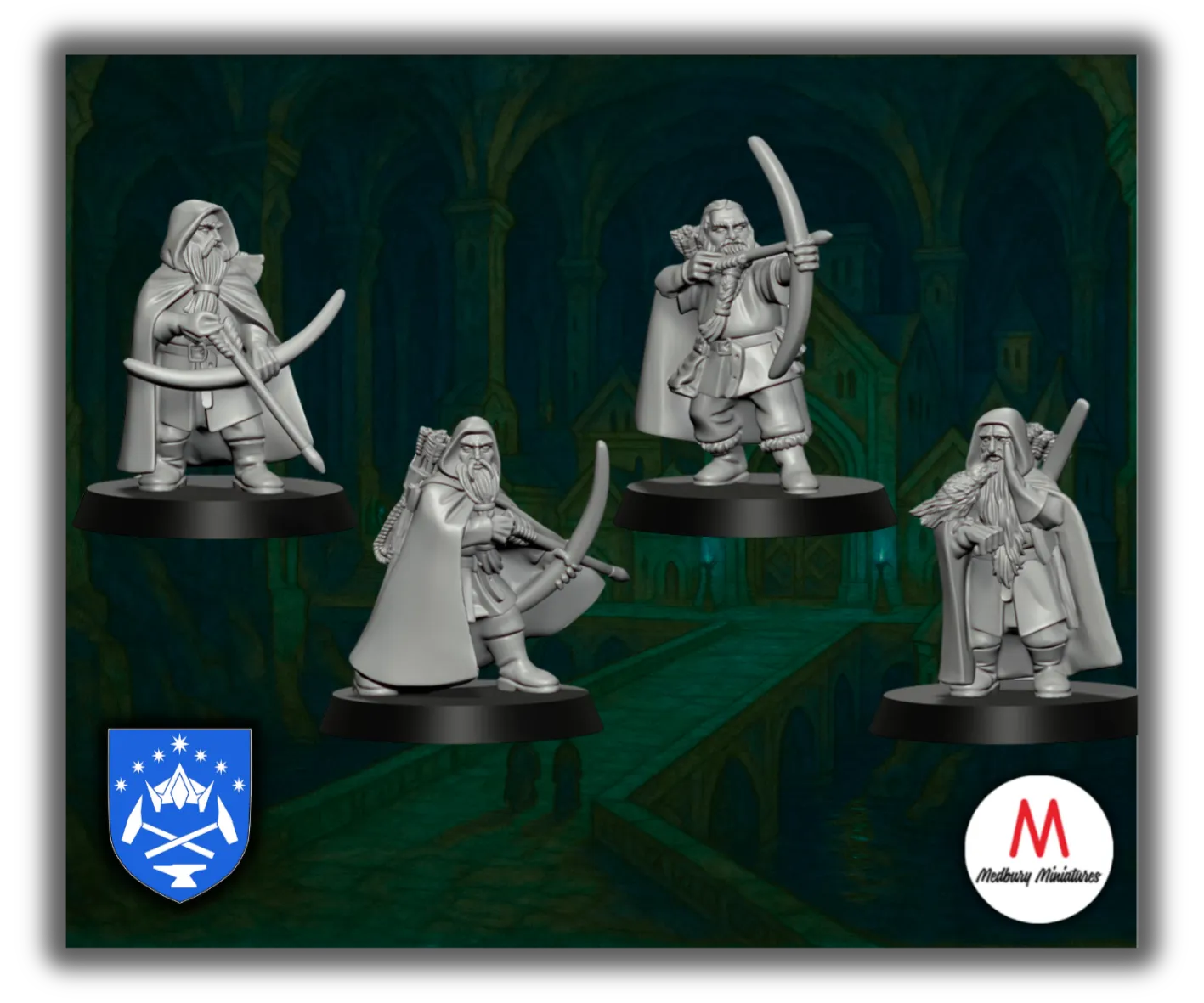 Dwarven Rangers With Bows-Pasch Spiele-Radaddel
