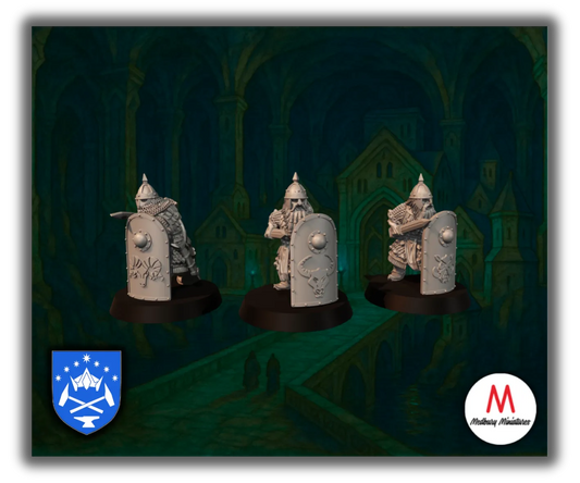 Dwarf Phalanx with Swords-Pasch Spiele-Radaddel