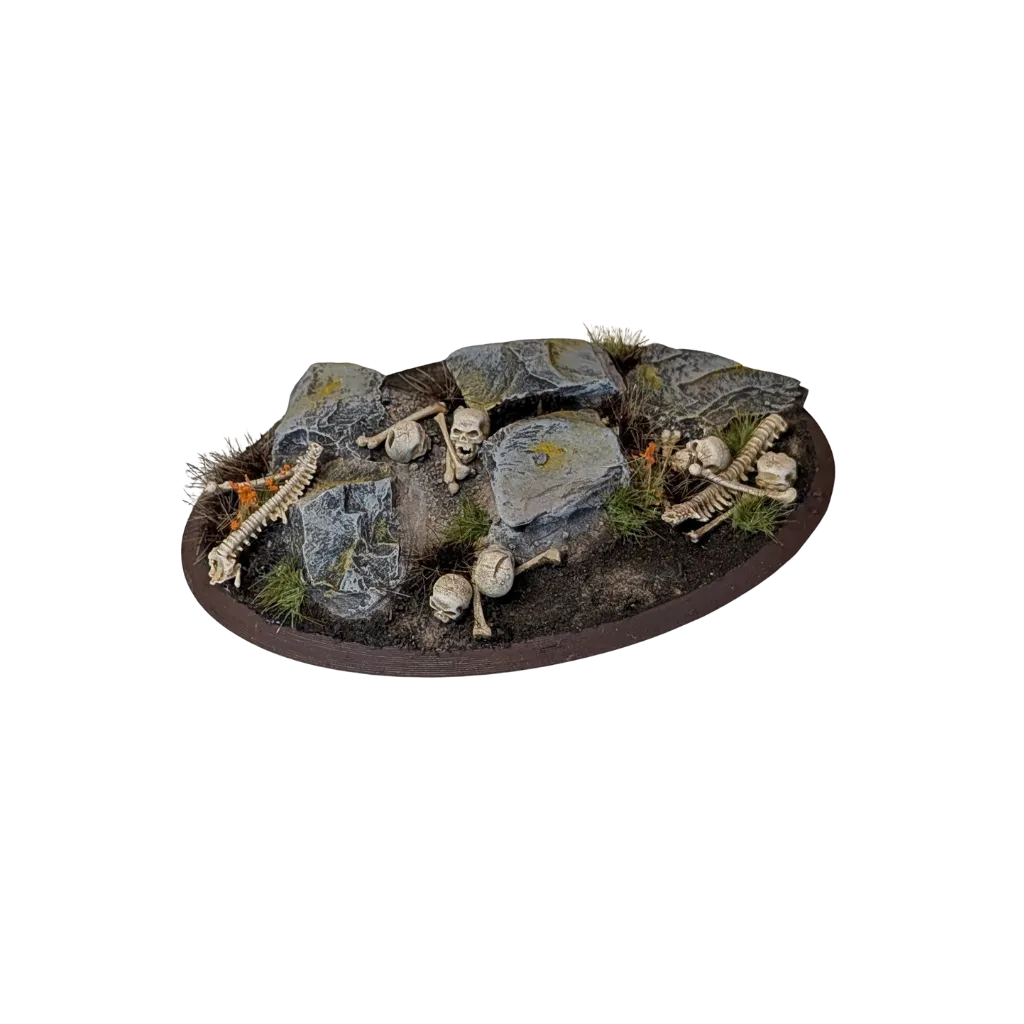 Skulls bones and spines - Basing Bits-Teaquers Tabletop-Radaddel