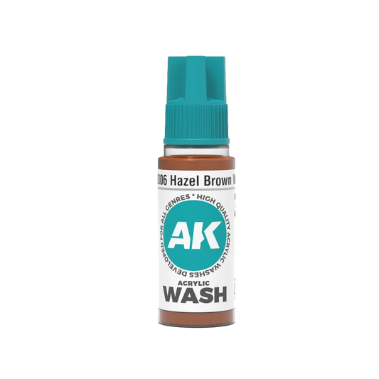Hazel Brown Wash 18ml-AK-Interactive-Radaddel