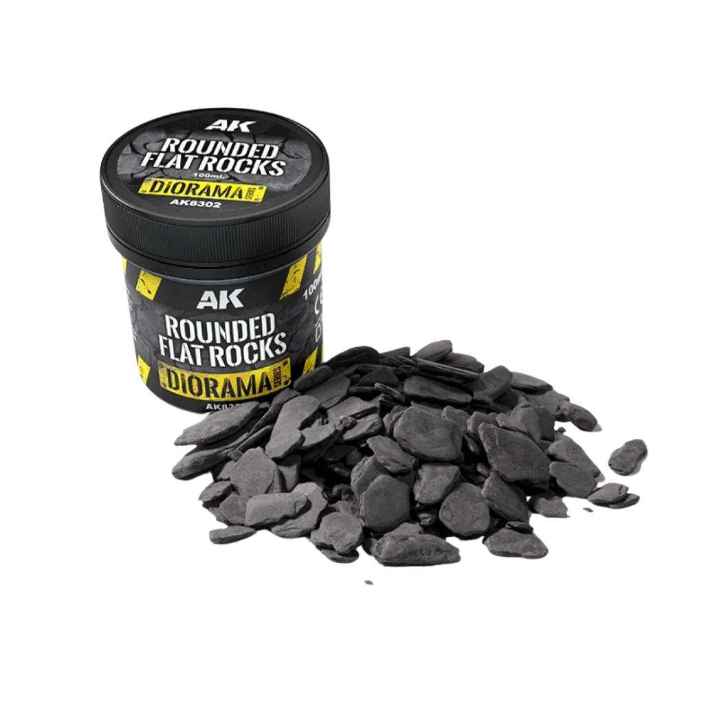 Rounded Flat Rocks - 100ml-AK-Interactive-Radaddel