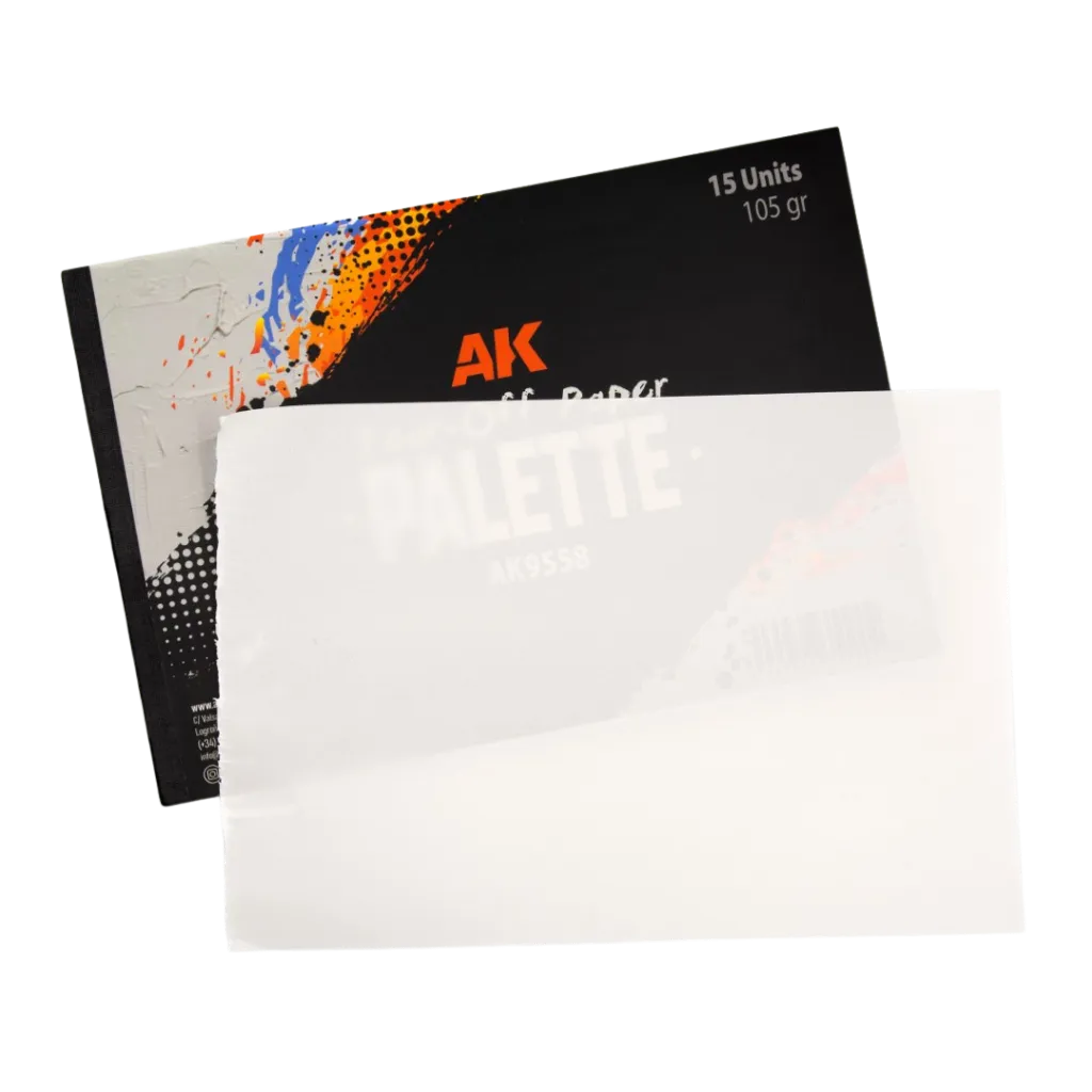 Tear-Off Paper Palette 15 Sheets-AK-Interactive-Radaddel