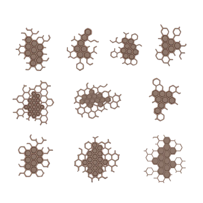 Portal Fx - Basing Bits (10 Teile)-AK-Interactive-Radaddel