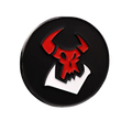 40mm Metal Coin - Black Orc-Baron of Dice-Radaddel