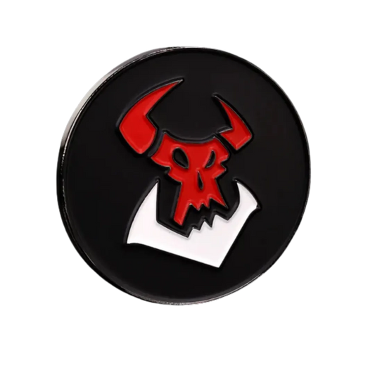 40mm Metal Coin - Black Orc-Baron of Dice-Radaddel