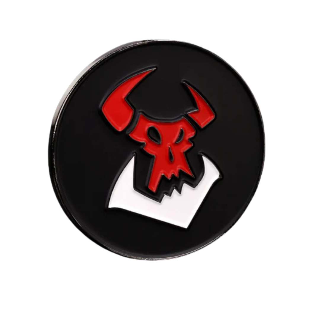 Moneda de metal de 40 mm - Orco negro
