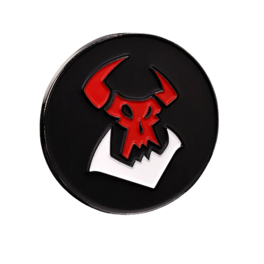 40mm Metal Coin - Black Orc