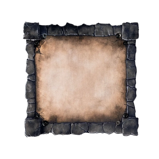 Dice Tray - Stone frame 22x22 cm-Playmats.eu-Radaddel