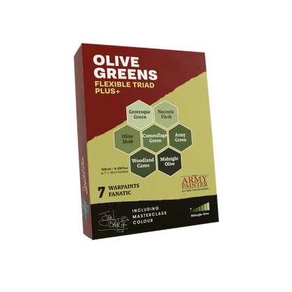 Flexible Triad PLUS+: Olive Greens-The Army Painter-Radaddel
