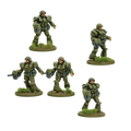 Konflikt '47 United States Heavy infantry-Warlord Games-Radaddel