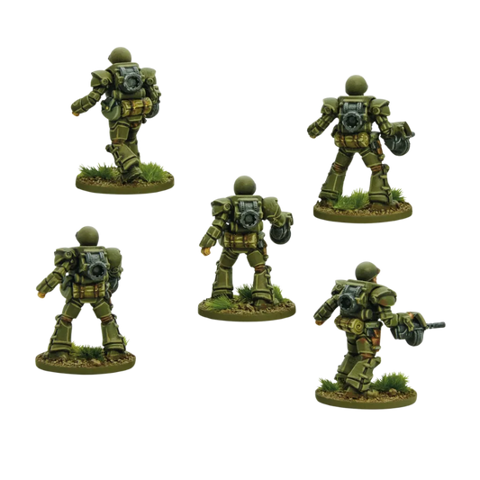 Konflikt '47 United States Heavy infantry-Warlord Games-Radaddel