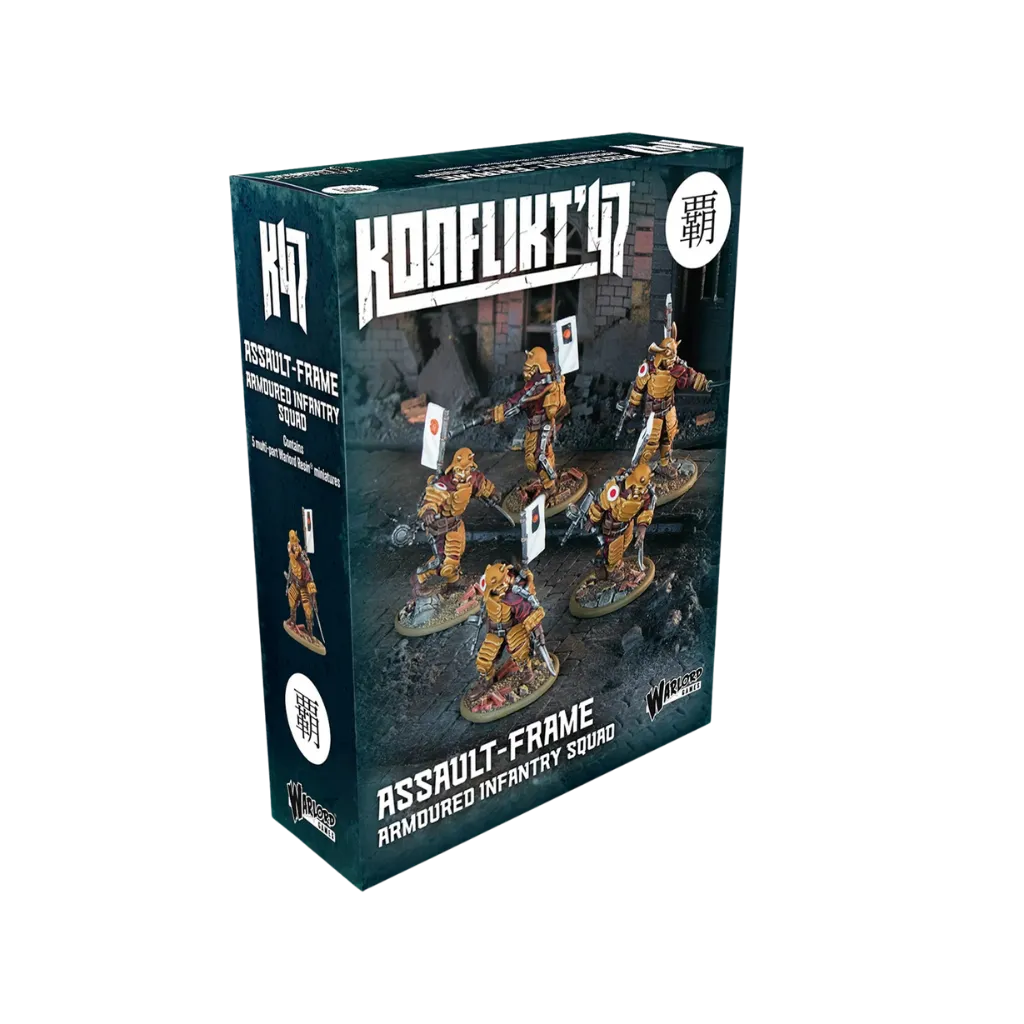 Konflikt '47 Empire of Japan Assault-Frame Armoured Infantry Squad-Warlord Games-Radaddel